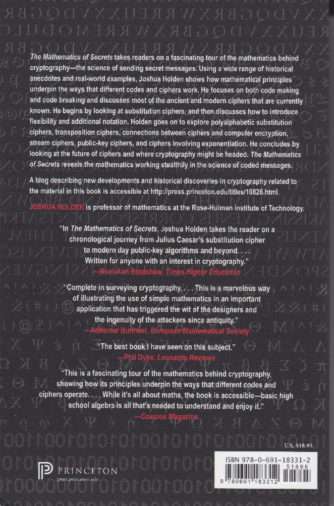 The Mathematics of secrets